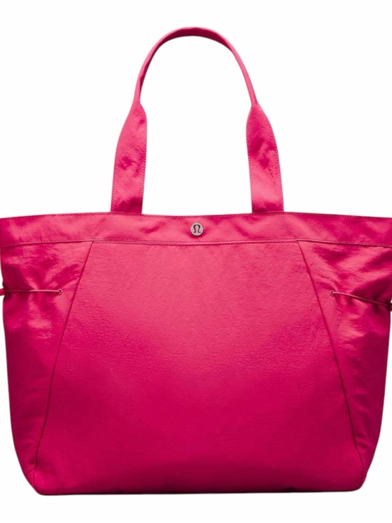 lululemon athletica Handbags - Lululemon Side-Cinch Shopper Bag 18L Raspberry Coulis